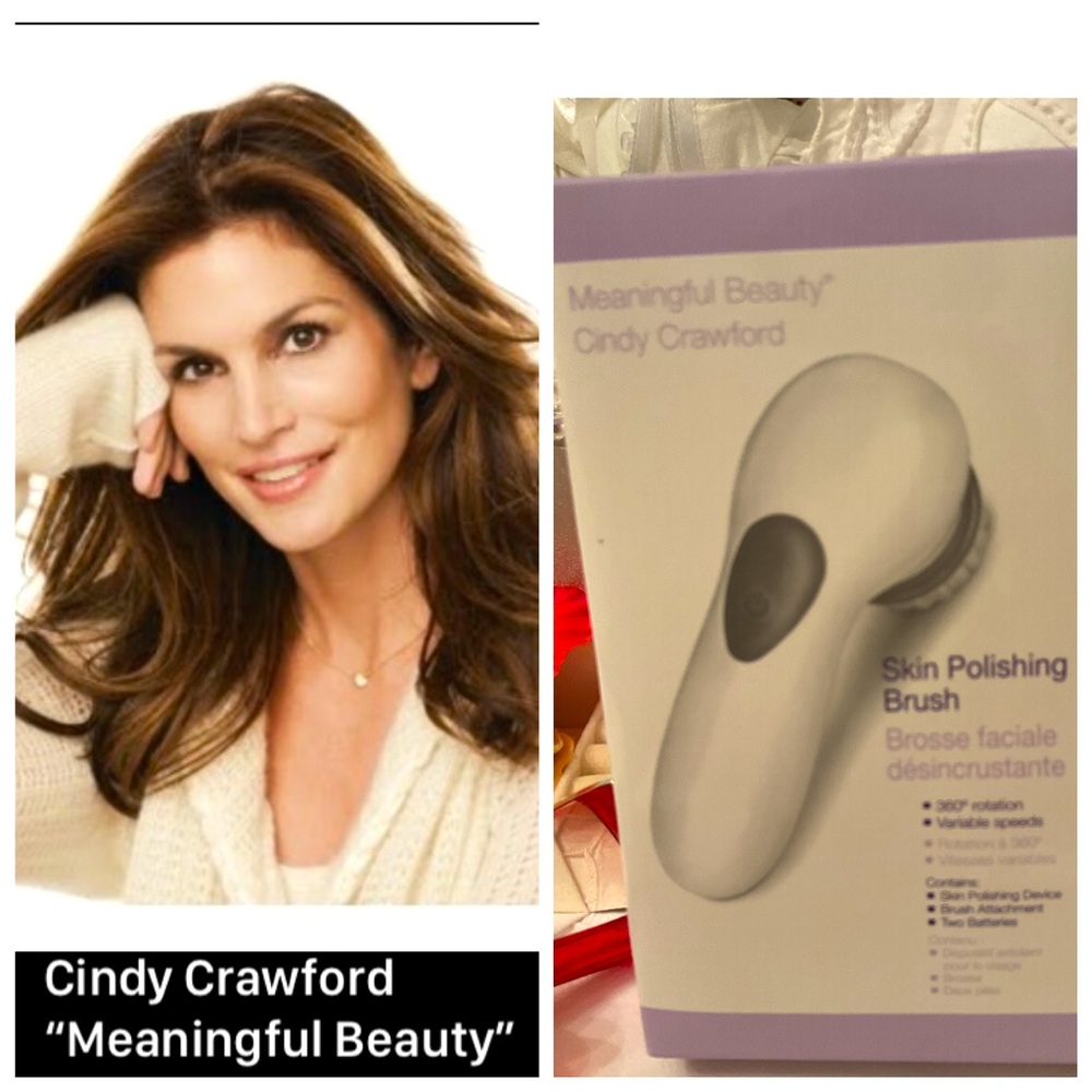 COPY - CINDY CRAWFORD MEANINGFUL BEAUTY SKIN POLISHING BRUSH, NEW IN BOX, NEVER…